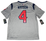 DESHAUN WATSON SIGNED HOUSTON TEXANS #4 NIKE INVERTED COLORS JERSEY BECKETT