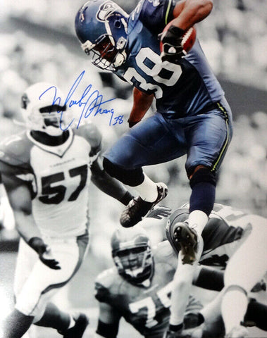 MACK STRONG AUTOGRAPHED SIGNED 16X20 PHOTO SEATTLE SEAHAWKS MCS HOLO 98147