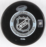 Glenn Hall Signed Blackhawks "Original Six" Logo Hockey Puck Inscribed Mr Goalie