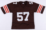 Clay Matthews Jr. Signed Cleveland Brown Kids Jersey (PSA COA) 4xPro Bowl L.B.