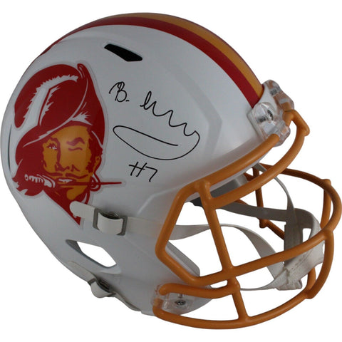 Bucky Irving Autographed/Signed Tampa Bay Buccaneers F/S TB Helmet Beckett 49102