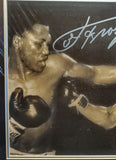 Joe Frazier Auto Framed 16x20 Photo Fight Century vs. Ali (Damaged) PSA L90959