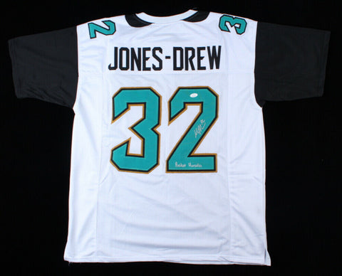 Maurice Jones-Drew Signed Jaguars Jersey Inscribed "Pocket Hercules"(JSA COA) RB