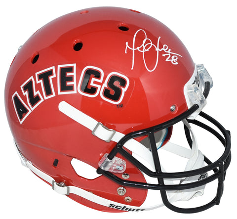 MARSHALL FAULK SIGNED SDSU SAN DIEGO STATE AZTECS FULL SIZE HELMET JSA