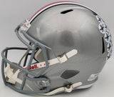 JAXON SMITH-NJIGBA AUTOGRAPHED OHIO STATE SILVER FULL SIZE HELMET BECKETT 203465