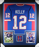 JIM KELLY (Bills blue TOWER) Signed Autographed Framed Jersey Beckett