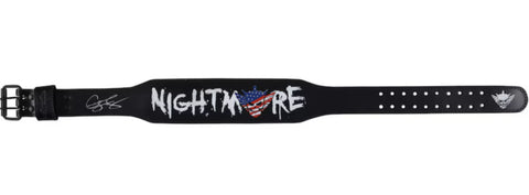 Cody Rhodes Autographed WWE Black American Nightmare Weight Belt Fanatics