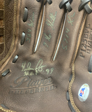 Nolan Ryan Autographed Multiple Inscription Glove & Display Case PSA/DNA