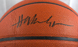 Hakeem Olajuwon Autographed Authentic NBA Wilson Basketball - Beckett W Hologram