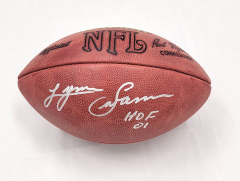 Lynn Swann Signed Wilson Official NFL Game Football W/ HOF 01 Beckett Witnessed