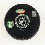 Bobby Clarke Signed Philadelphia Flyer Logo Puck (Schwartz) 2xStanley Cup Champ