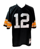 Terry Bradshaw Autographed Mitchell&Ness Football Jersey Steelers Beckett 170739