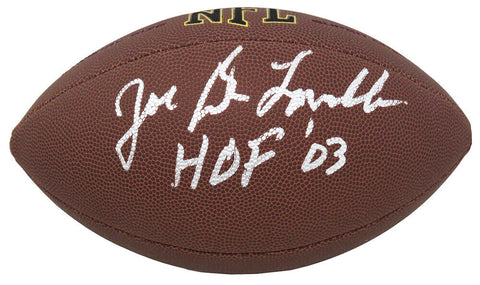 Joe DeLamielleure Signed Wilson Super Grip F/S NFL Football w/HOF'03 (SS COA)