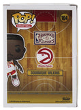 Hawks Dominique Wilkins Signed #104 Funko Pop Vinyl Figure w/ Yellow Sig BAS Wit