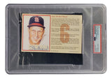 Stan Musial Signed Slabbed 4x6 St. Louis Cardinals Postcard PSA/DNA