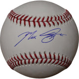 Max Scherzer Autographed/Signed Texas Rangers OML Baseball MLB 46884