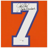 JOHN ELWAY Autographed "Captain Comeback" Broncos M&N Throwback Jersey FANATICS