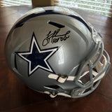 Troy Aikman Autographed Signed Dallas Cowboys FS Replica Helmet w/ HOF 06 BAS