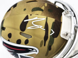 BIJAN ROBINSON AUTOGRAPHED FALCONS CAMO SPEED MINI HELMET BECKETT WITNESS 230233