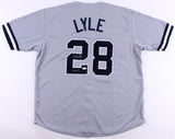 Sparky Lyle Signed N Y Yankees Jersey Inscribed "77 AL Cy Young Award" (JSA COA)