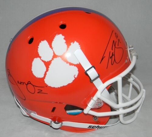 SAMMY WATKINS TAJH BOYD AUTOGRAPHED SIGNED CLEMSON TIGERS FULL SIZE HELMET JSA