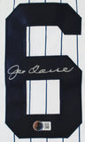 Joe Torre Authentic Signed White Pinstripe Pro Style Jersey BAS Witnessed