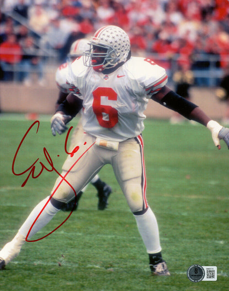 Cie Grant Autographed Ohio State Buckeyes 8x10 Photo Beckett 47349