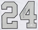 Johnathan Abram Signed Oakland Raiders Jersey (JSA COA) 1st Rnd Pick 2019 Draft