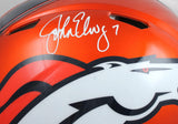 John Elway Autographed Broncos Flash Speed Authentic F/S Helmet-Beckett W Holo