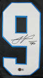 Panthers Julius Peppers Signed Black Nike Limited Jersey w/ Sewn #s BAS Witness