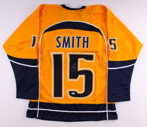 Craig Smith Signed Predators Jersey (Beckett) Playing career 2011-present