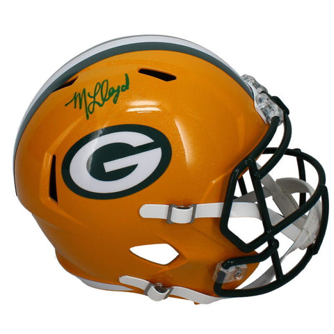 MarShawn Lloyd Autographed Green Bay Packers Full Size Speed Helmet Beckett