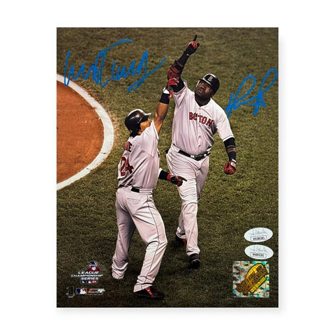 David Ortiz & Manny Ramirez Boston Red Sox Signed Autographed 8x10 Photo JSA