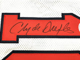 TEAM USA CLYDE DREXLER AUTOGRAPHED SIGNED WHITE JERSEY JSA STOCK #228813