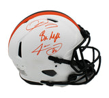 Landry, Mayfield & Beckham Signed Cleveland Browns Speed Authentic Lunar Helmet