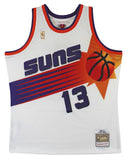 Suns Steve Nash Signed White M&N 1996-97 HWC Swingman Jersey BAS Witnessed