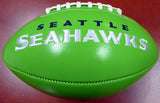 STEVEN HAUSCHKA AUTOGRAPHED SIGNED SEAHAWKS GREEN LOGO FOOTBALL MCS HOLO 112615