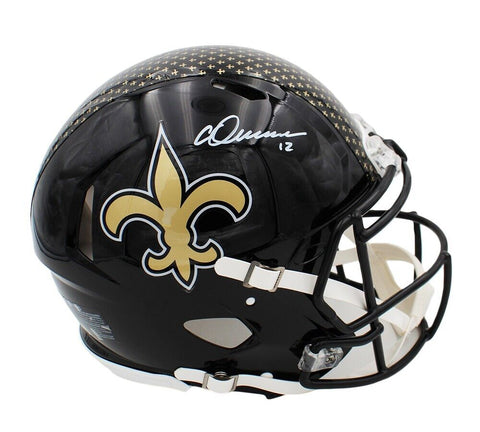 Chris Olave Signed New Orleans Saints Speed Authentic Alternate NFL Helmet