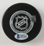 Jeremy Roenick Signed 1988 NHL Draft Logo Puck Ins."8th Overall Pick" Blackhawks