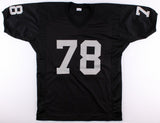 Art Shell Signed Raiders Jersey Inscribed "HOF 89" (JSA COA) 8xPro Bowl Tackle