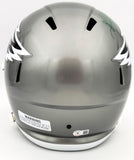 HERSCHEL WALKER AUTOGRAPHED EAGLES FLASH SILVER FULL SIZE HELMET BECKETT 202155