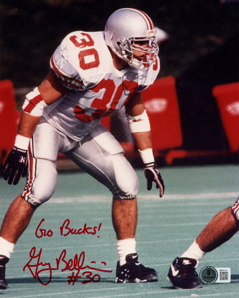 Greg Bellisari Signed Ohio State Buckeyes 8x10 Photo Go Bucks Beckett 47286