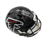 Morten Andersen Signed Atlanta Falcons Speed Full Size 2003-2019 Helmet - 3 Insc