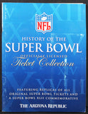 History of the Super Bowl Officially Licensed Ticket Collection Magazine