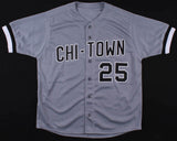 Jim Thome Signed LE Chicago White Sox "Chi-Town" Jersey (JSA COA) 612 HR's H.O.F