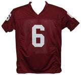 Shane Lechler Autographed College Style Maroon XL Jersey Beckett BAS 34187