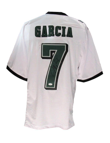 Jeff Garcia Signed/Autographed White Custom Football Jersey Eagles JSA 193579