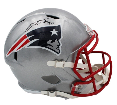 JC Jackson Signed New England Patriots Speed Full Size NFL Helmet