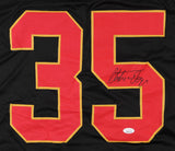 Christian Okoye Signed Kansas City Chiefs Jersey (JSA COA) All Pro Running Back