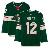 MATTHEW BOLDY Autographed Minnesota Wild Authentic Green Jersey FANATICS